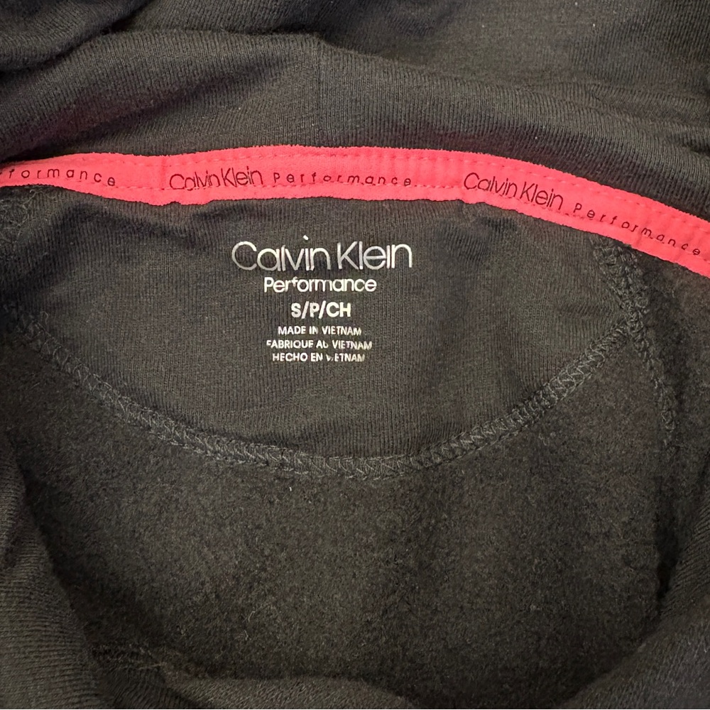 Calvin Klein Performance Hoodie Sweatshirt Black Small - Picture 7 of 8